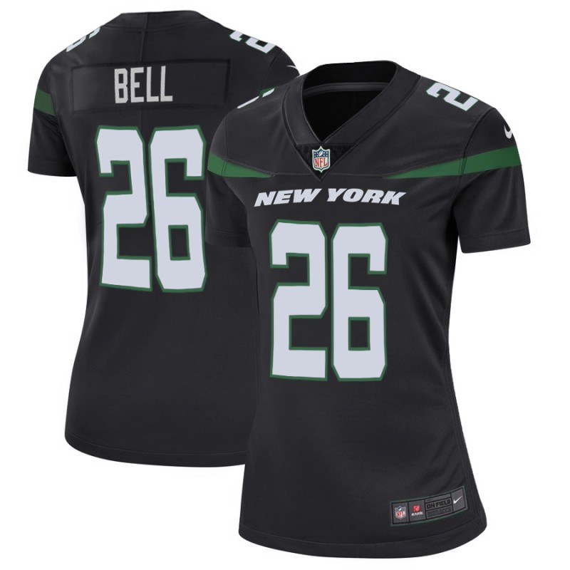 Women's New York Jets #26 Le'Veon Bell 2019 Black Vapor Untouchable Limited Stitched NFL Jersey(Run Small)